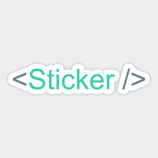 React Component Sticker